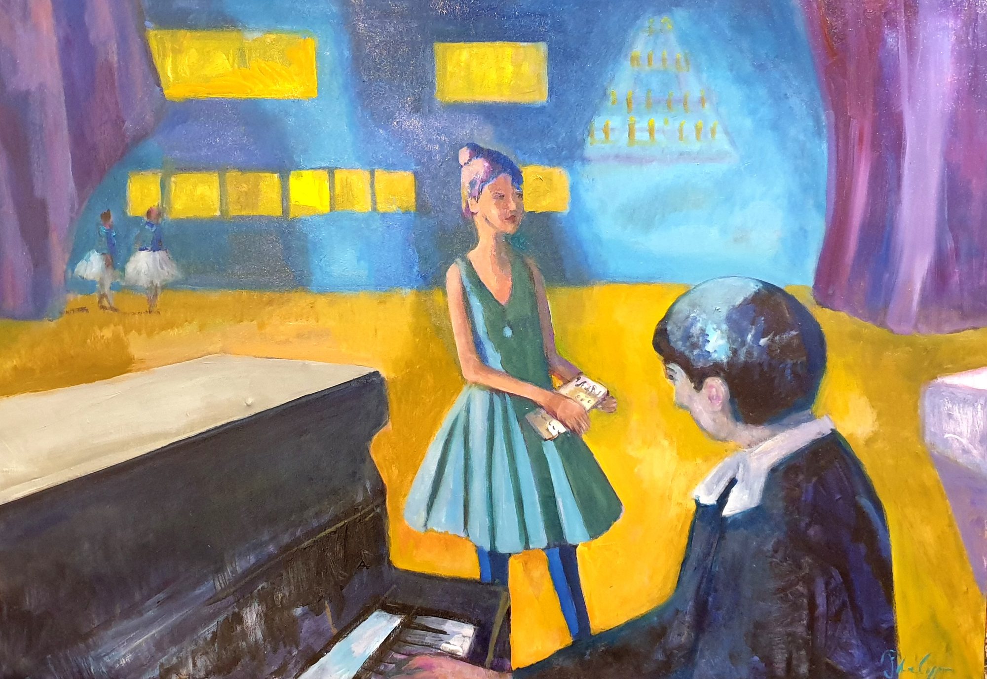 La danseuse et le pianiste — Michel Phelippeau
